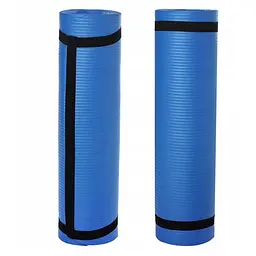 Килимок для йоги та фітнесу Power System PS-4017 NBR Fitness Yoga Mat Plus Blue (180х61х1) (PS-4017_Blue) - мініатюра 8