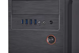 Корпус 2E Alfa E1802 без БР 4xUSB3.0 VGA 320мм ATX чорний - мініатюра 3