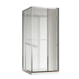 Душова кабіна без піддону Koer Sr SC09-90x90x200-R-TR-01 прозоре скло Easy Clean 6мм Хром KR5770, Хром, прозорий, хром