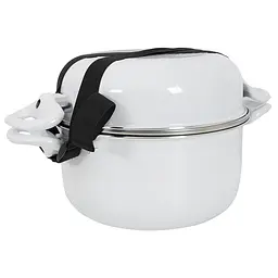 Набір посуду Gimex Cookware Set induction 7 предметів White (6977221) - мініатюра 2