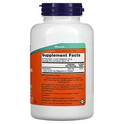 Вітаміни та мінерали NOW Magnesium Citrate Powder, 227 грам - мініатюра 2