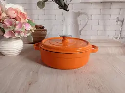 Сотейник чавунний O.M.S. Collection 3365-24 2,8л Orange - мініатюра 7
