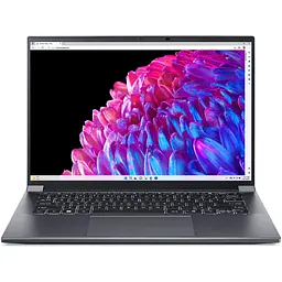 Ноутбук Acer Swift X 14 OLED SFX14-72G-5043 з процесором Intel Core Ultra 5 125H pana la 4.5GHz, 14.5'', 2.8K OLED 120Hz, 16GB LPDDR5X RAM, 1TB SSD, NVID Home, Steel сірий - мініатюра 12