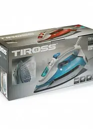 Праска парова Tiross TS528 з керамічною підошвою 2500 Вт вертикальне відпарювання 1 шт. блакитний (28110-IS) - мініатюра 5