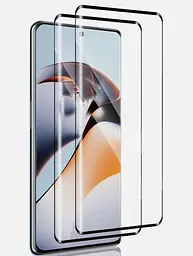 Захисне скло DK для OnePlus 12R/Ace 3/Ace 3 Pro 3D Full Glue 020765 black 2 шт. - мініатюра 2