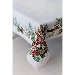 Скатертина гобеленова Прованс Squirrel з люрексом 135 x 300 см (41801) - мініатюра 7