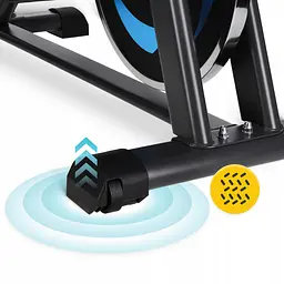 Велотренажер спінінговий (спінбайк) 4FIZJO Ultra SBIKE02 Black/Blue (P-5905973401647) - мініатюра 7