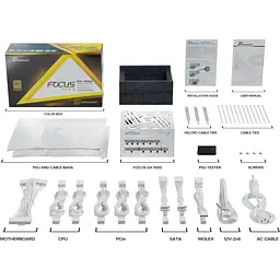 Блок живлення Seasonic Focus GX-1000W V4 ATX 3.1 80+ Gold White (FOCUS-GX-1000-ATX31-WHITE) - мініатюра 10
