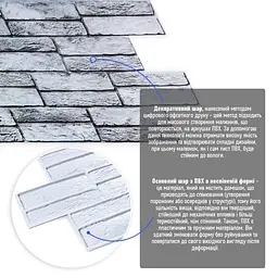Декоративна панель Sticker Wall ПВХ 960х480х4мм SW-00001841 - мініатюра 2