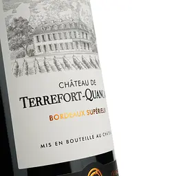 Вино Cheval Quancard Chateau de Terrefort-Quancard Bordeaux Superieur AOC, червоне, сухе, 11-14,5%, 0,75 л - мініатюра 5