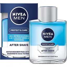 Лосьйон після гоління NIVEA MEN захист та догляд 2 в 1 Свіжість + комфорт 100 мл (88569)
