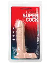 Реалістичний фалоімітатор Doc Johnson Ballsy Super Cock 7, 21х4.5 см (тілесний) - мініатюра 6