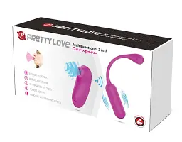 Стимулятор Pretty Love - Curupira Multifunctional Sucker Purple Вакуумний + віброяйце фіолетовий - мініатюра 9