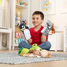 Ляльковий театр Melissa&Doug Домашні тварини 6 шт. (MD9119) - мініатюра 6