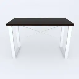 Письмовий стіл Ferrum-decor Драйв 750x1200x600 Білий метал ДСП Венге Магія 32 мм (FRD-105349) - мініатюра 2