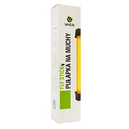 Еко-клейка пастка для мух Vaco Eco Fly Stick липка стрічка-паличка, жовта