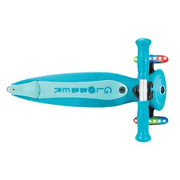 Самокат Globber Go Up Active Lights 360 колеса світяться до 20/50кг від 1 року блакитний (749-300) - мініатюра 15