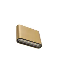 Вуличний світильник Nowodvorski 11365 Semi S Led 2x3W 3000K 300Lm IP54 Brass - мініатюра 5
