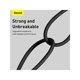 Дата кабель USB 2.0 AM to Lightning 1.0m 2.4A Superior Series Black Baseus (CALYS-A01) - мініатюра 11