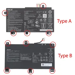 Акумулятор для Asus FX80 FX86 FX504 FX505 TUF504 TUF505, 11.4V 4200 mAh 48Wh, B31N1726, Тип B - мініатюра 3