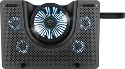 Підставка для ноутбука Trust GXT 1125 Quno 17.3` Blue LED Black (23581) [70907] - мініатюра 3
