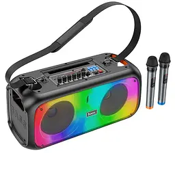 Акустика-караоке Hoco Bs54 Party wireless dual mic outdoor 2 мікрофони - мініатюра 3
