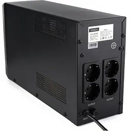 Пристрій безперебійного живлення Vinga LCD 2000VA metall case (VPC-2000M) - мініатюра 10