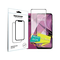 Скло захисне BeCover Motorola Moto G05 Black (713413) - мініатюра 2