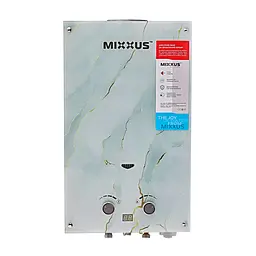Газова колонка Mixxus GWH-0510 Basic Glass димохідна 10 л/хв (панель зі скла з малюнком) WH0026 - мініатюра 7