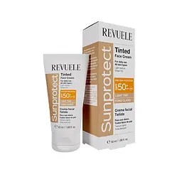 Тонуючий крем для обличчя Світлий тон з SPF50 Sunprotect Revuele 50 мл