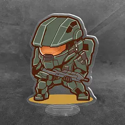 Акрилова колекційна фігурка Chibi Halo Мастер Чиф 10 cм - мініатюра 2