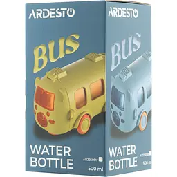 Пляшка для води Ardesto Bear Bus 500 мл блакитна (AR2250BB) - мініатюра 7