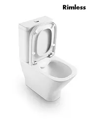 Чаша підлогового унітазу Roca Gap Clean Rim A34273700H, Білий