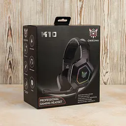 Навушники Onikuma для ПК ігрова гарнітура K10 Gaming з підсвіткою чорна - мініатюра 8