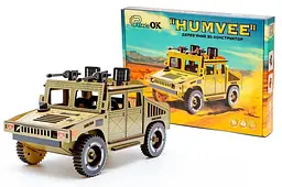 Конструктор Puz-00927 "HUMVEE" дерев'яний, р.22х11х12, 5см PuzzleOk