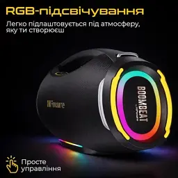 Акустична система HiFuture BoomBeat Black (boombeat.black) - мініатюра 5