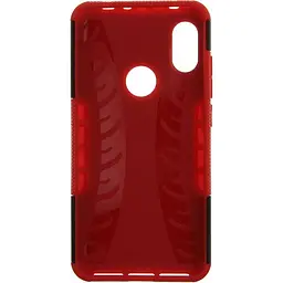 Чохол-накладка Toto Dazzle Kickstand 2 in 1 Case Xiaomi Redmi Note 6 Pro Red - мініатюра 6