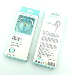 Провідні вакуумні навушники Yison CX330, 3.5mm, 1.2m, blue - мініатюра 4