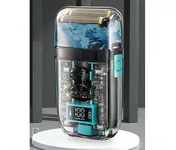 Електробритва VGR V-352 шейвер, подвійне лезо, IPX5, LED Display - мініатюра 5