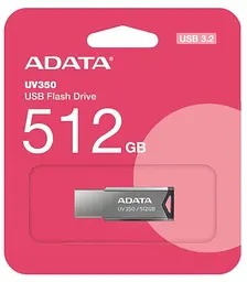 Спідниця-флешка A-DATA UV 350 512Gb - USB 3.2 накопичувач сріблястий - мініатюра 3