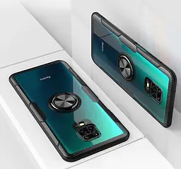 Чохол бампер Primolux Ring Magnetic Stand для смартфона Xiaomi Redmi Note 9 Pro Max / Note 9S / 9 Pro Black - мініатюра 3