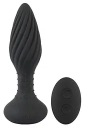Анальна пробка Anos Finest Butt Plug Wear 15.1 см (чорний)