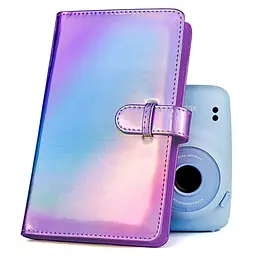 Фотоальбом для Fujifilm Instax Mini (12, 11, 40, 70, 90, 99, EVO, Link, Liplay) Polaroid 300, Z2300 на 96 фото, райдужно-фіолетовий  - мініатюра 4
