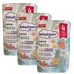 Дитячі підгузки-трусики Babydream Premium 4, (9-15 кг), 66 шт