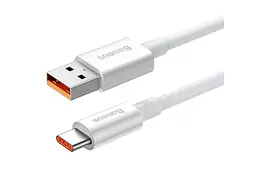 Кабель USB Type-C BASEUS Superior Series USB Cable to USB-C Fast Charging Data 100W 2m White (P10320102214-03) - мініатюра 2