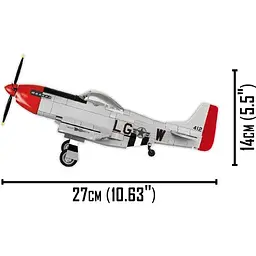 Конструктор Cobi Топ Ган 2 Истребитель P-51 Мустанг, 262 деталі (COBI-5806) - мініатюра 7