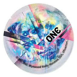 Набір презервативів ONE Classic Select Artist Collection, 100 шт, зі змазкою, паковання-тубус - мініатюра 8
