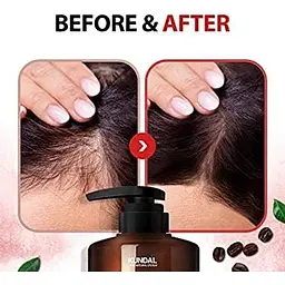 Шампунь Kundal Natural Caffeine Scalp Care Shampoo White Musk проти випадіння волосся з ароматом білого мускусу натуральний 500 мл - мініатюра 4
