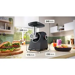 М'ясорубка Bosch MultiPower Серія 4 MFWS440B - мініатюра 2