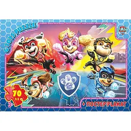 Дитячий пазл "Paw Patrol" G-Toys PW08911 постер 70 елементів